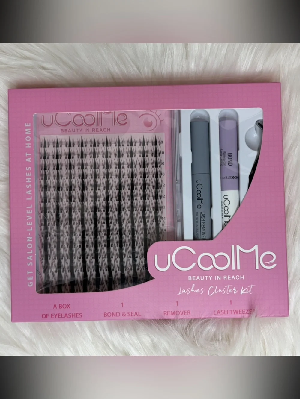 uCoolMe Lash Cluster Kit in Pink